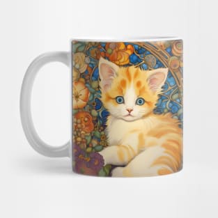 Cute Kitten Baby Ginger Tabby Cat Mug